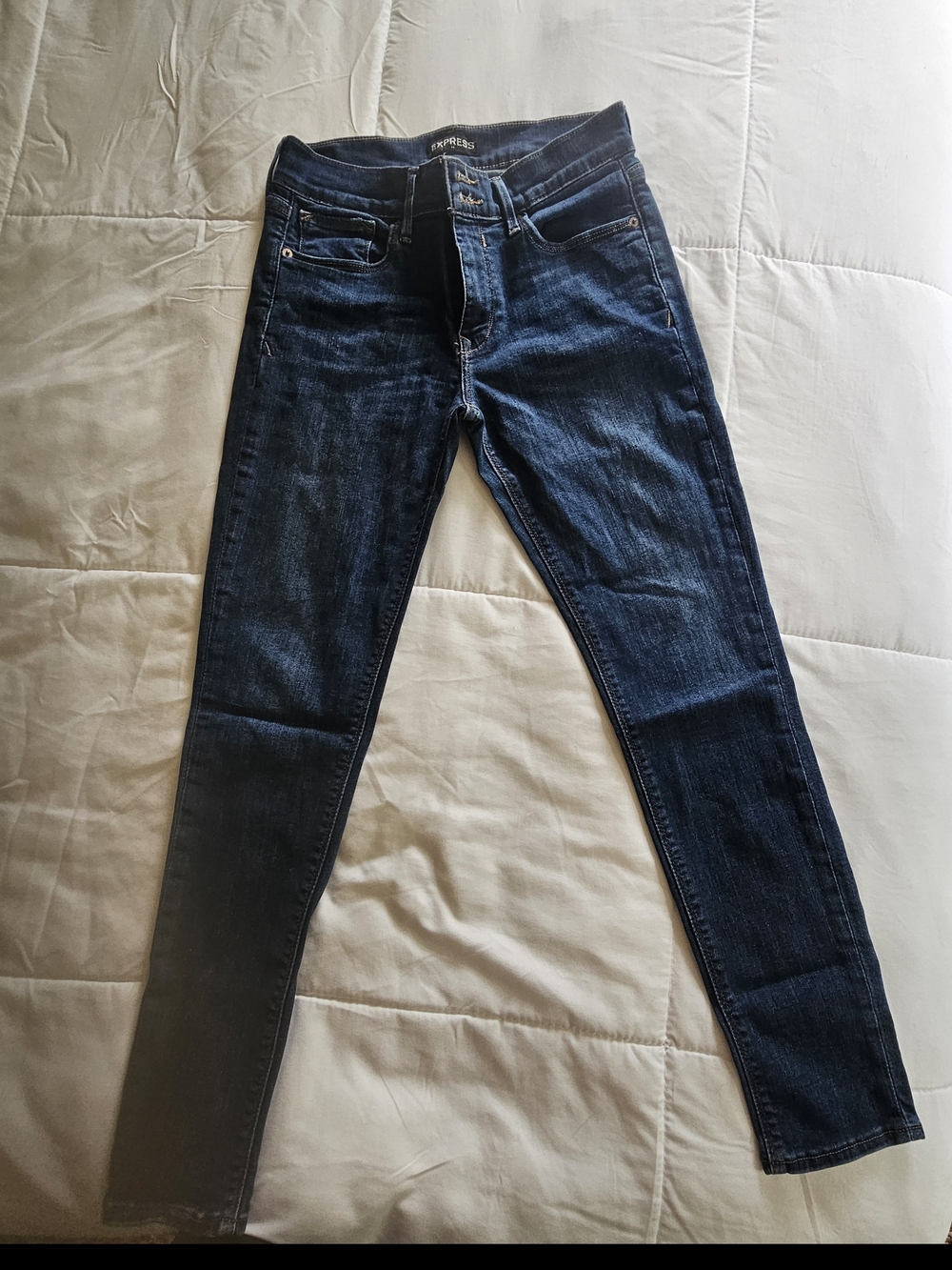 Express Dark Indigo Skinny Jeans - Women
